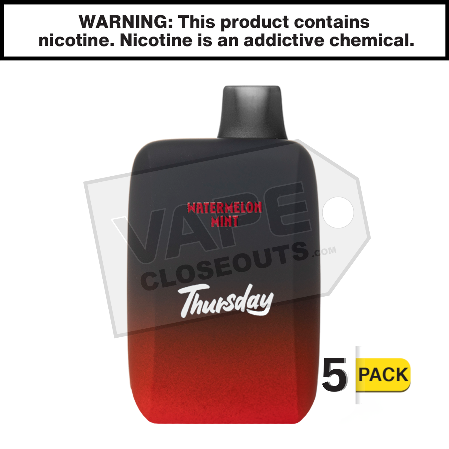 Watermelon Mint Thursday 30K Disposable Vape