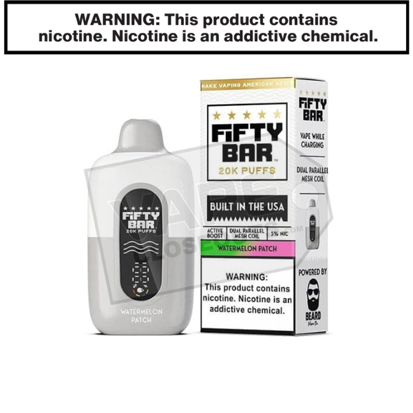 Watermelon Patch Fifty Bar V2 20K Disposable Vape
