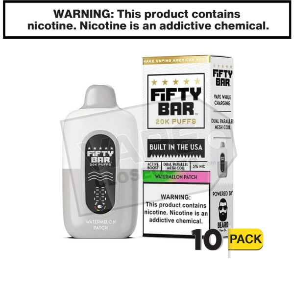 Watermelon Patch Fifty Bar V2 20K Disposable Vape — image 2