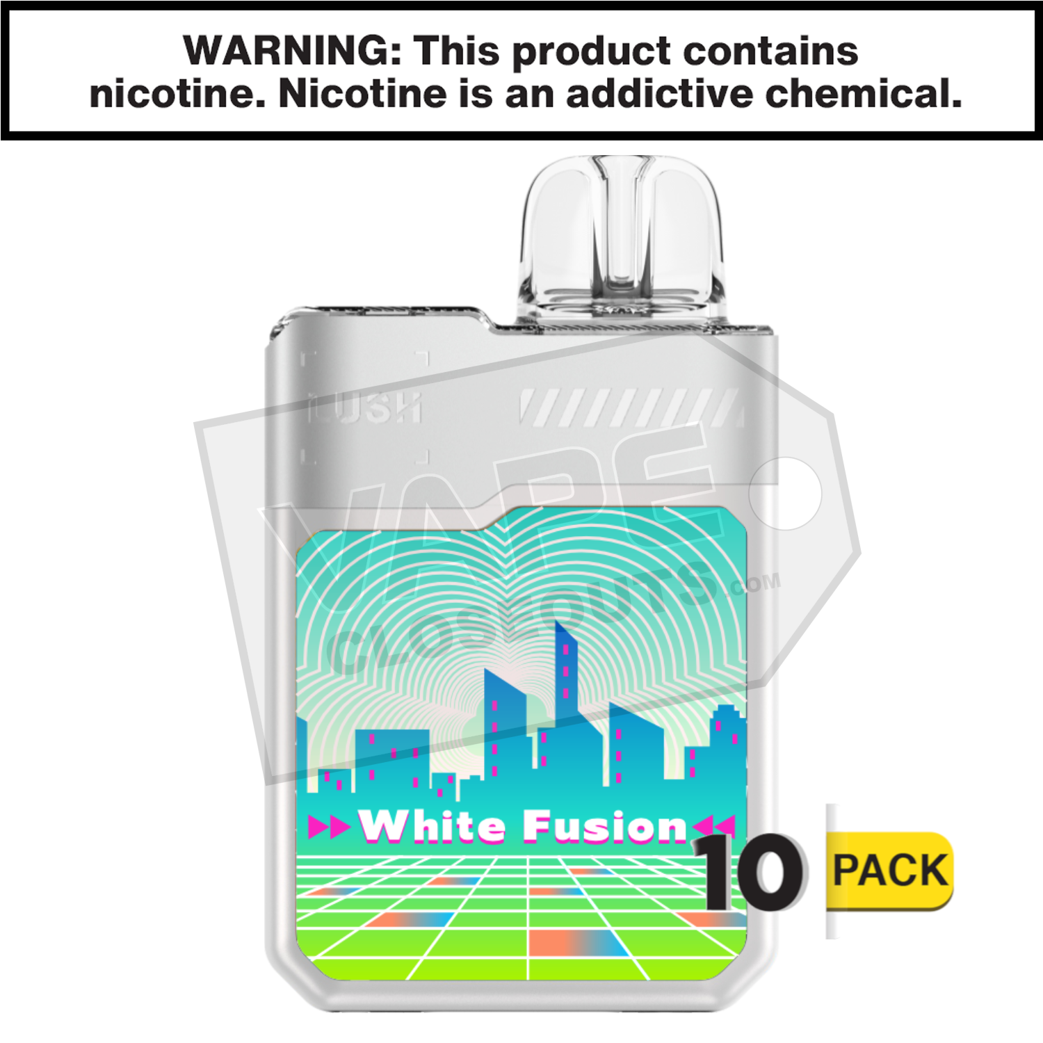White Fusion Geek Bar Digiflavor Lush 20K Disposable Vape — image 2
