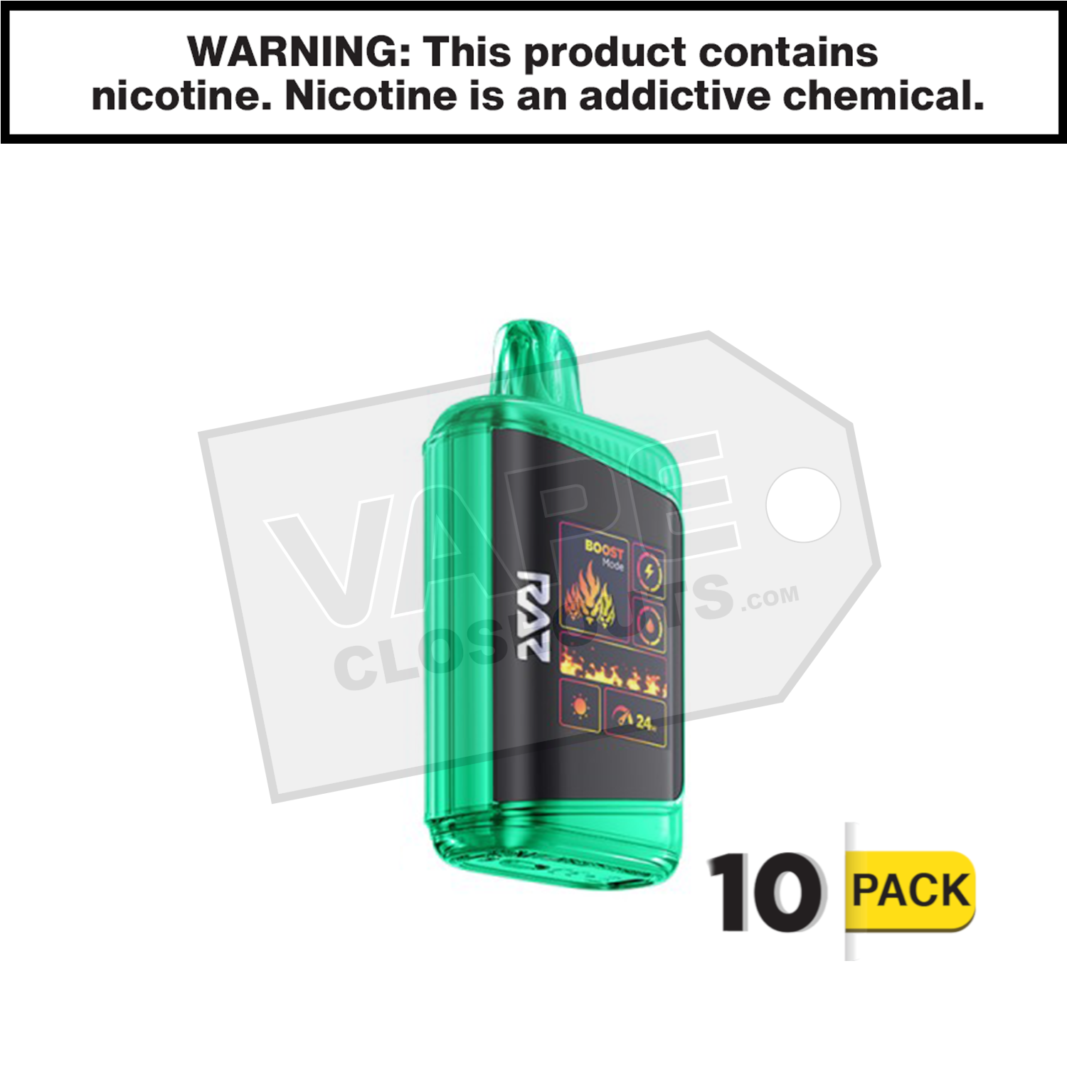 Wintergreen RAZ DC25000 Disposable Vape — image 2